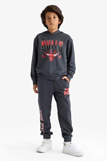 DeFacto Erkek Çocuk NBA Chicago Bulls Beli Lastikli Jogger Eşofman Altı (25 AU)
