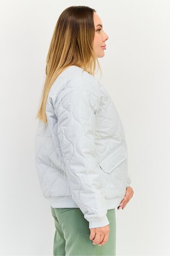 Lyle & Scott Women Quilted Puffer Jacket, Light Blue