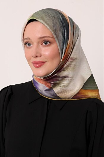Levidor Trend Twill Κασκόλ Ειδικού Σχεδιασμού Μοτίβο Batik Tual