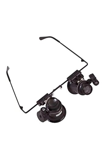 dalimag Precision Watchmaker Glasses with LED Illumination, 20X Magnification