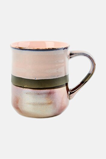 Gibson Home Stoneware Cup 532 ml, Multicolor