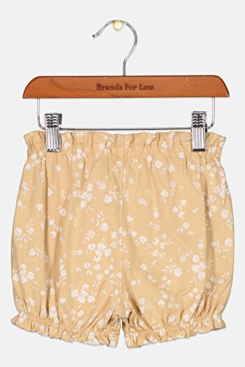 GAP Toddlers Girl Floral Print Basic Shorts, Multicolor