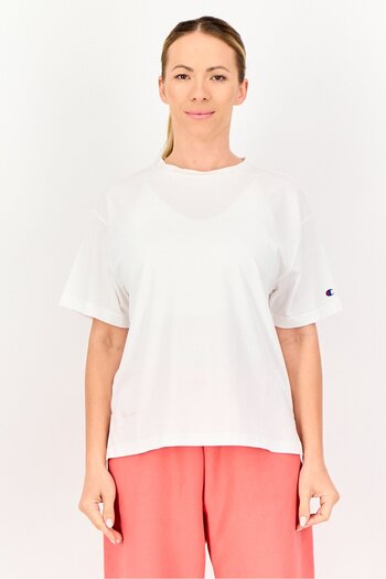Champion Women Sportswear Fit Short Sleeve Outdoor T-Shirt, White