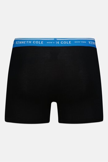 Kenneth Cole Men 2 Pack Brand Logo Trunks, Black