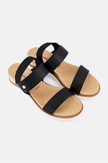 Anne Klein Women Medium Akleto Slingback Sandals, Black