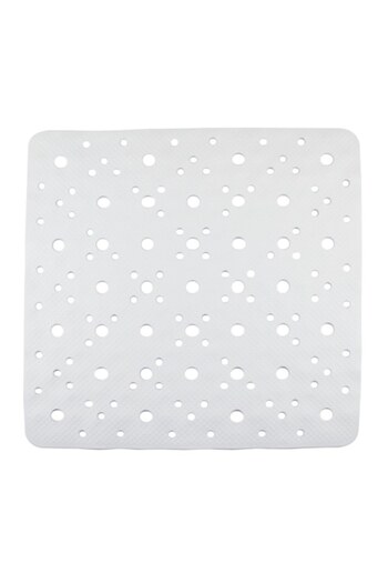 OEM Covoras antiderapant baie IS0786, PVC, 52 x 52 cm, Alb