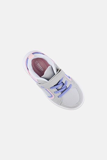 RBX Toddlers Girl Velcro Closure Outdoor Shoes, Light Grey