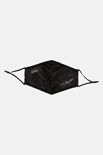 Karl Lagerfeld Women Brand Logo Face Mask, Black