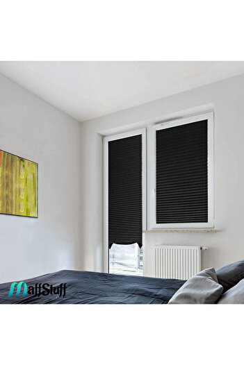 MaffStuff Self-Adhesive Textile Blinds 60x150 cm – Elegant Design, Sun Protection and Privacy