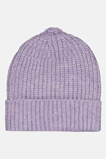 DeFacto Women Crochet Beanie, Lavender