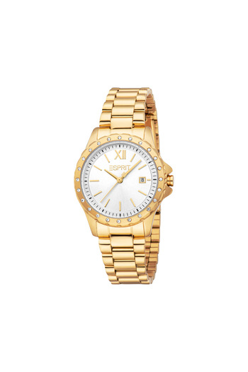 Esprit Women's Gold Stainless Steel Watch | Es1l522m0045