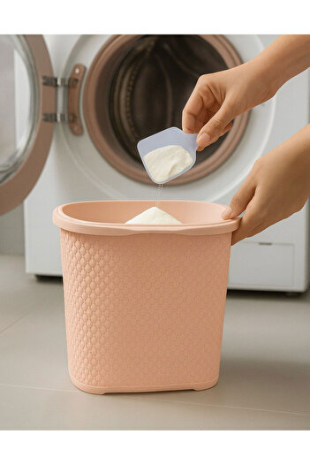 SİHİRLİ AYAKLAR Colorful Multi-Purpose Trash Can Powder Detergent Storage Container Detergent Dispenser 6 Liters