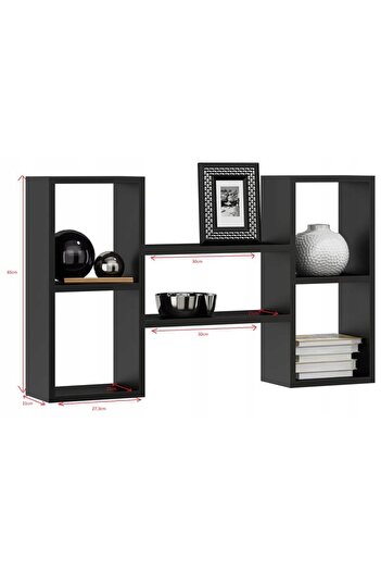Other POLON hanging shelf black bookcase photos books