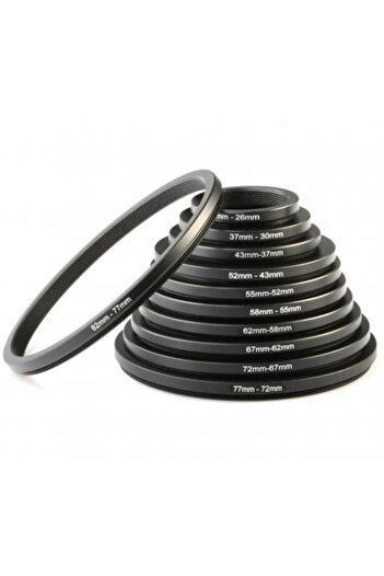 K&F CONCEPT 11 in 1 Step Down Ring Set Thread Adapter Kit