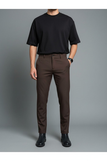hello7 Slim Fit Kumaş Günlük Erkek Pantolon Tarz Sahibi, Rahat Kesim