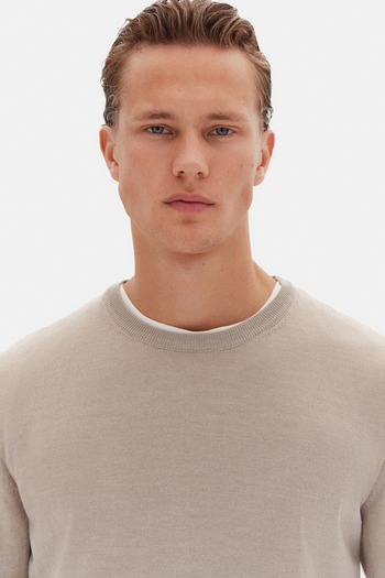 D'S Damat Ds Damat Regular Fit Mink Plain Knit Sweater