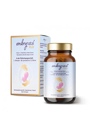 Embrynatal Plus Fertility Supplement Capsules - 60 capsules