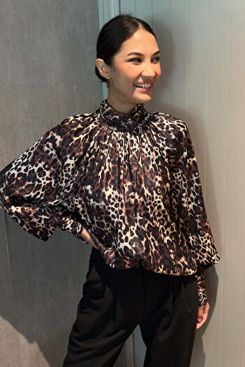FABB Leopard Patterned Blouse