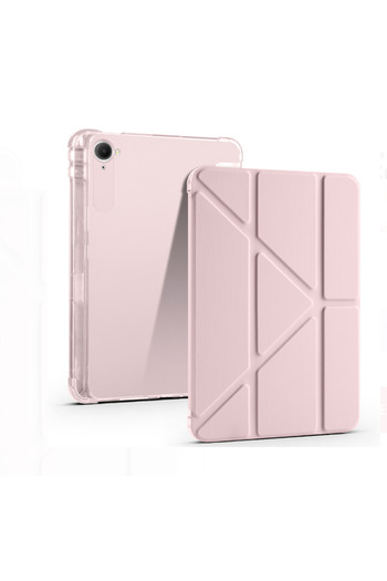 Fuchsia Redmi Pad K 8.8 Inch Compatible Foldable Trifolding Tablet Case with Pen Slot and Sleep Mode