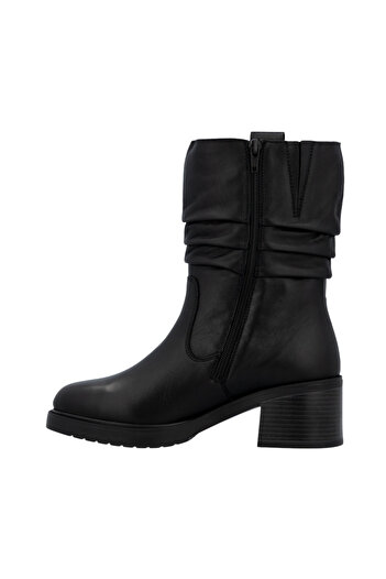 Rieker Casual boots, women, RIEKER, Y5257-00 black, genuine leather, with heel 41