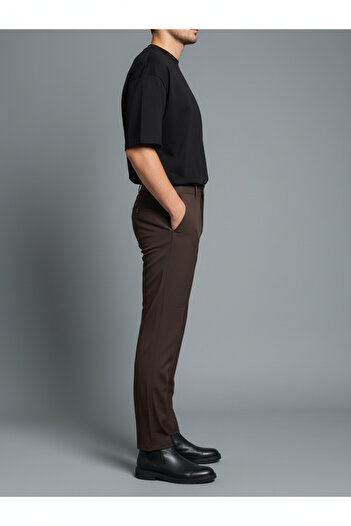hello7 Slim Fit Kumaş Günlük Erkek Pantolon Tarz Sahibi, Rahat Kesim