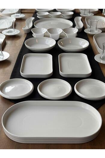 ROSSEV Breakfast Set Linea 61 Pieces for 12 People