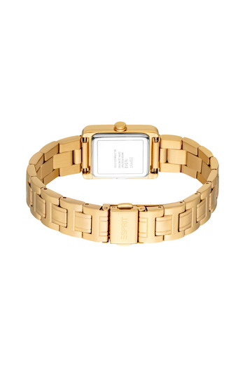 Esprit Women's Gold Stainless Steel, Dark Green | Es1l512m0055