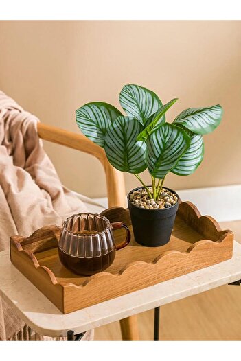 LC Waikiki Rectangular Wooden Tray 32 cm (W5)