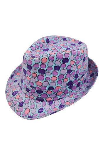 Doty Summer Hat for Kids - Fantastic Hat, Creative Design, 18 cm Circumference, Purple/Blue