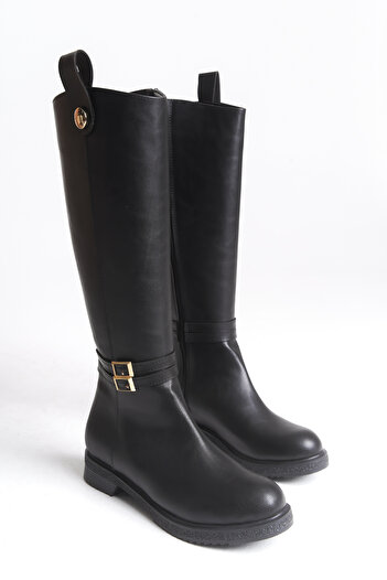 Liza Shoes Lauretta Women's Buckle Detailed Boots A032-K121