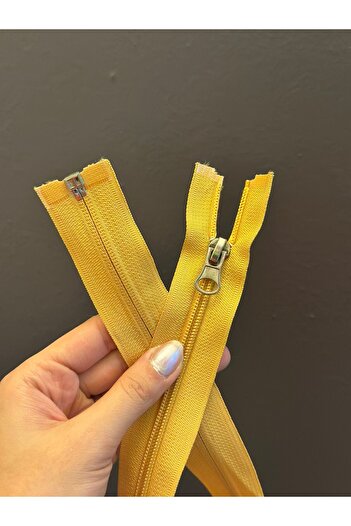 Gönülden Tasarım Mustard Yellow Zipper 55X3 cm