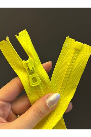 Gönülden Tasarım Gear Lemon Yellow Zipper 36X3