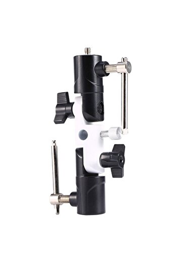 Generic Adjustable U-type flash and umbrella holder with multi-function mount