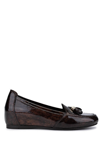Tamer Tanca Women's Genuine Leather Brown Comfort Shoes