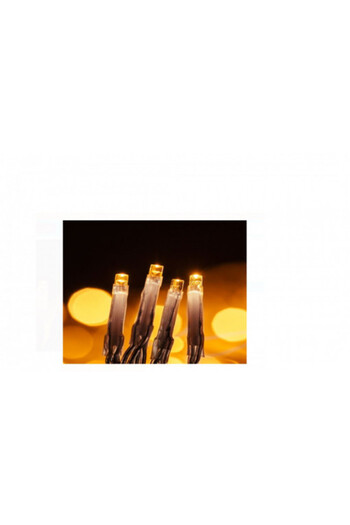 OEM Light Installation with 300 LED Bulbs Extra Warm White Transparent Wire Extendable 14.95 m
