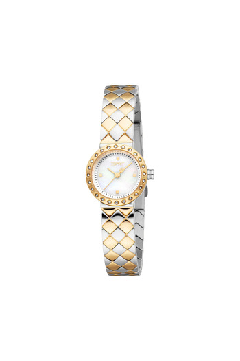 Esprit Women's Silver/Gold Stainless Watch | Es1l510m0055