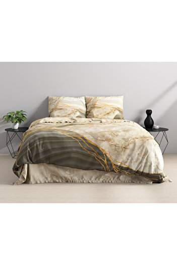 Sleeptime Premium bed linen set - OEKO-TEX® Standard 100, Grey, Cotton, 240 x 220 cm, Origin Netherlands