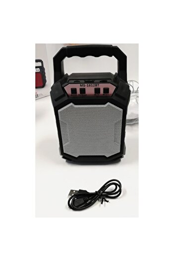 OEM Active Portable Bluetooth Speaker, MS-1612BT, USB, TF/SD Card, Aux In, Silver