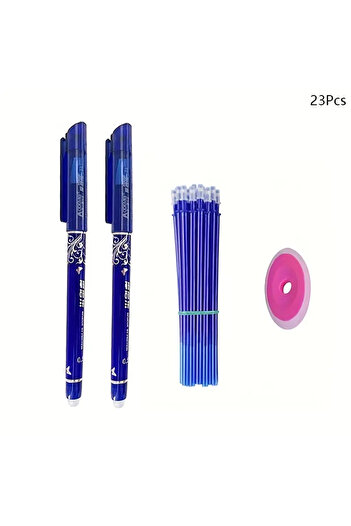 yiren Set 2 pixuri cu cerneală termică, 20 de rezerve și 1 radieră mare