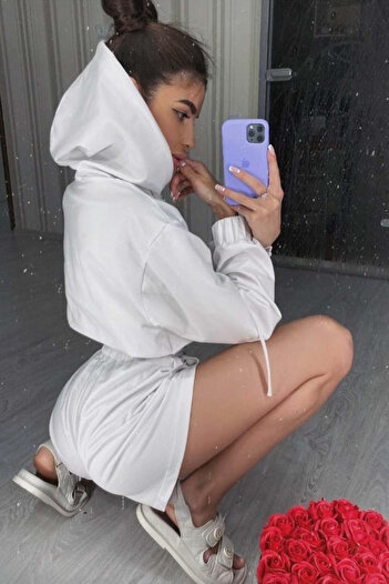 WildFashion Casual sports outfit with hood A650-2