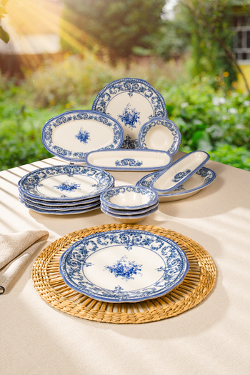 Fecra Majestic Blue 14 Piece Breakfast Set
