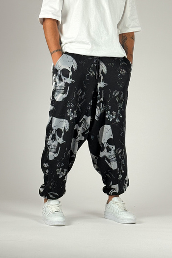 COCOPELLI Skull Patterned Men's Sports Baggy Pants