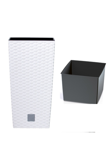 Other RATO DRTS325 Tall Flowerpot with Insert | White
