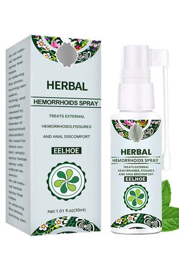 EELHOE Herbal Hemorrhoid Spray - Natural Herbal Extracts, 30 ml