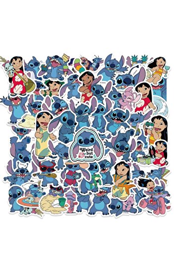 XIP-TEC xppier 51PCS Lilo & Stitch Stickers Pack, Cartoon Vinyl Waterproof Sticker