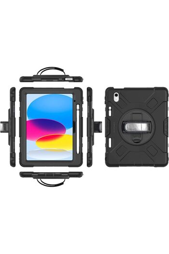 HYPHEN AXIS Protective Case with Strap & Stand - Pencil Holder Case Stand & Strap with 360 Rotation