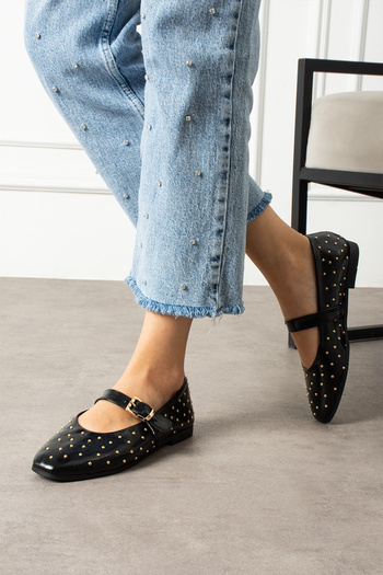 pasyone Black Women's Casual Ballerinas