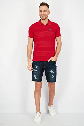 Puma Men Sportswear Fit Short Sleeve Outdoor Top, Red