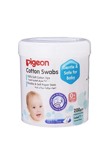 Pigeon Pigeon Cotton Buds 200 Pieces Soft and Flexible