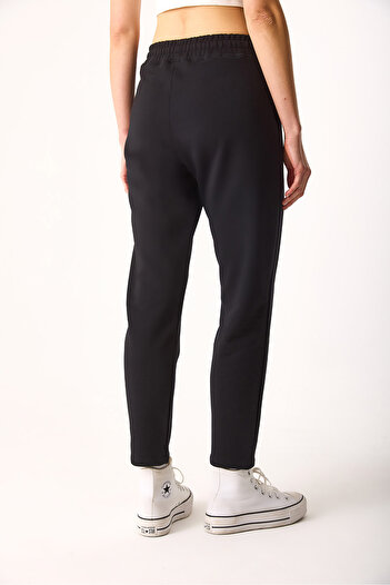 VENA Larissa Regular Fit Βαμβακερό Φούτερ-Μαύρο